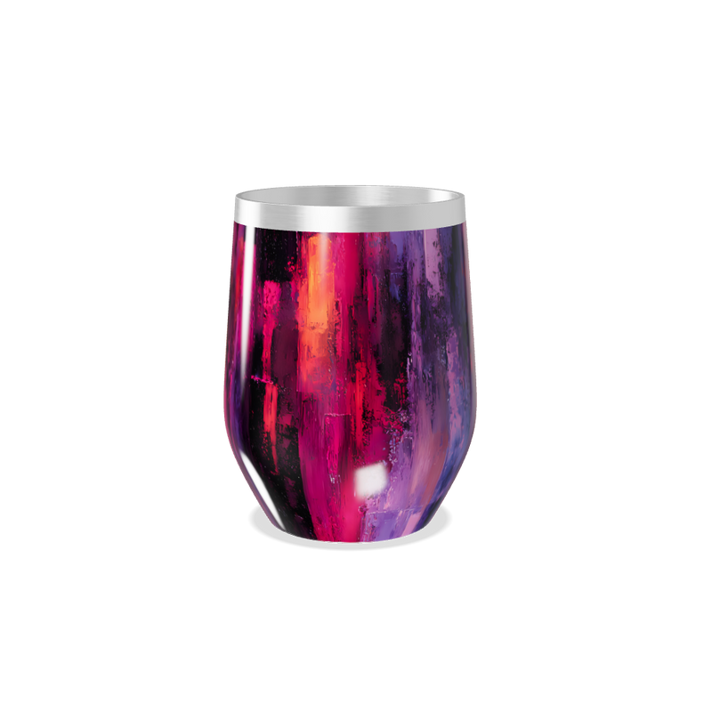 Copo Térmico Slim - Aço Inox Estampa Abstrata