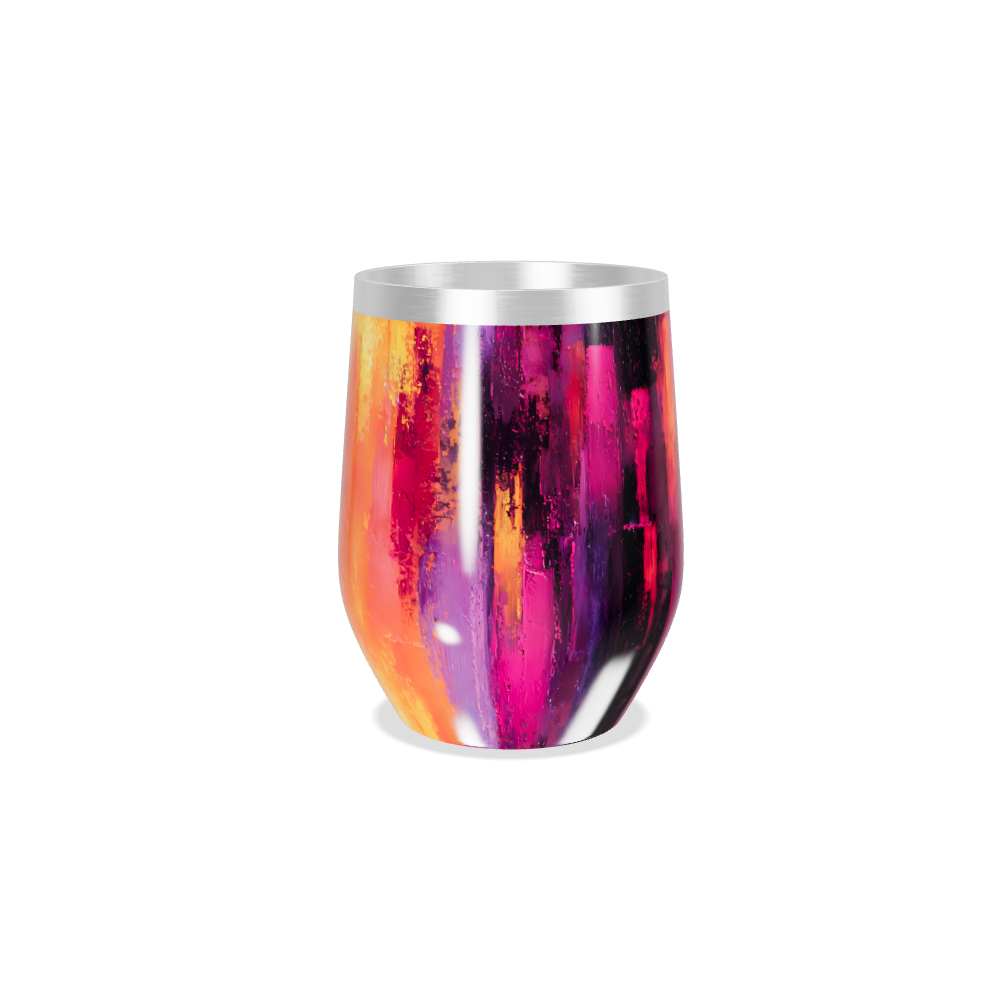 Copo Térmico Slim - Aço Inox Estampa Abstrata