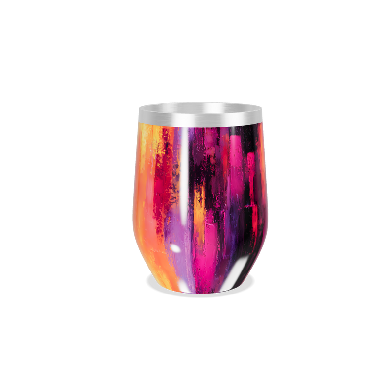 Copo Térmico Slim - Aço Inox Estampa Abstrata