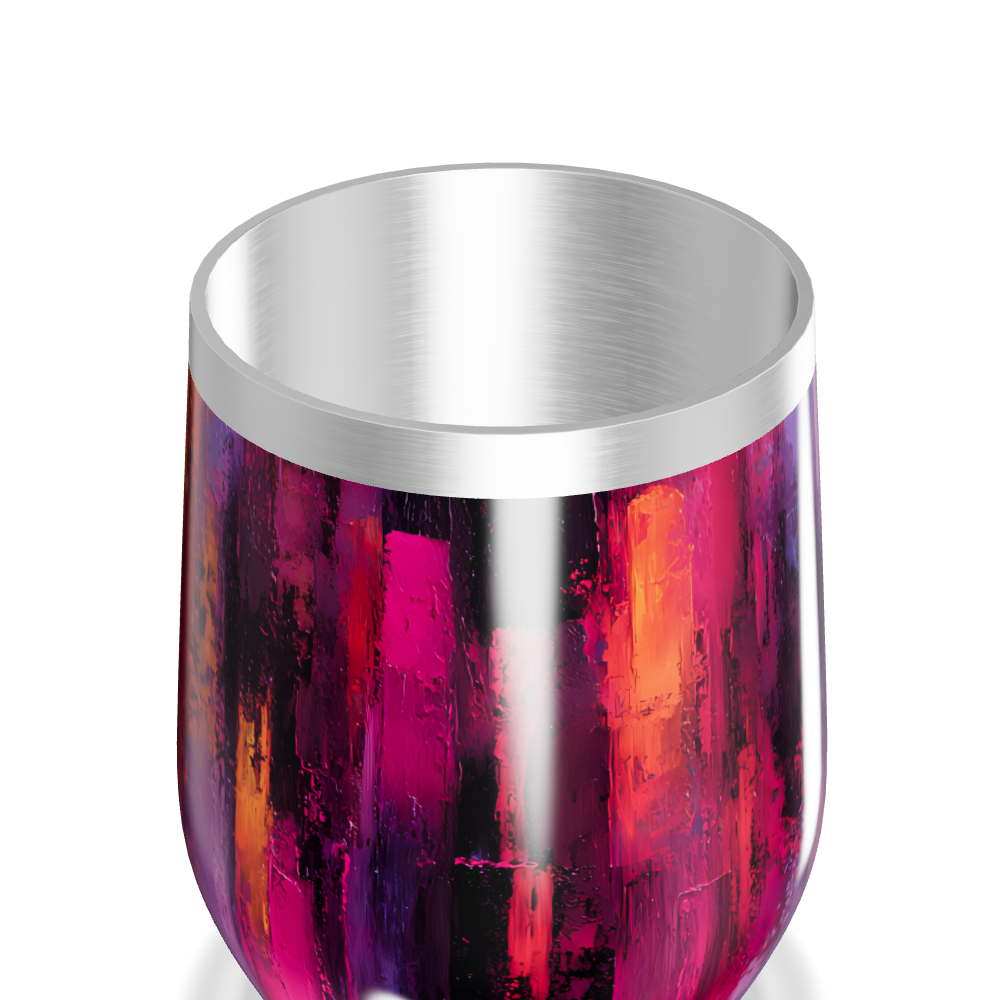 Copo Térmico Slim - Aço Inox Estampa Abstrata