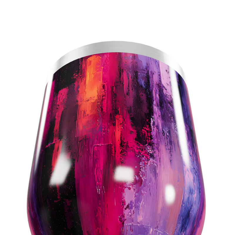 Copo Térmico Slim - Aço Inox Estampa Abstrata