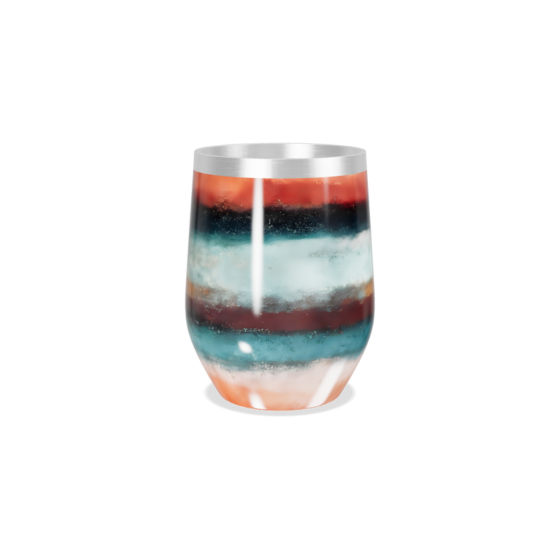 Copo Térmico Slim - Listrado Multicolorido