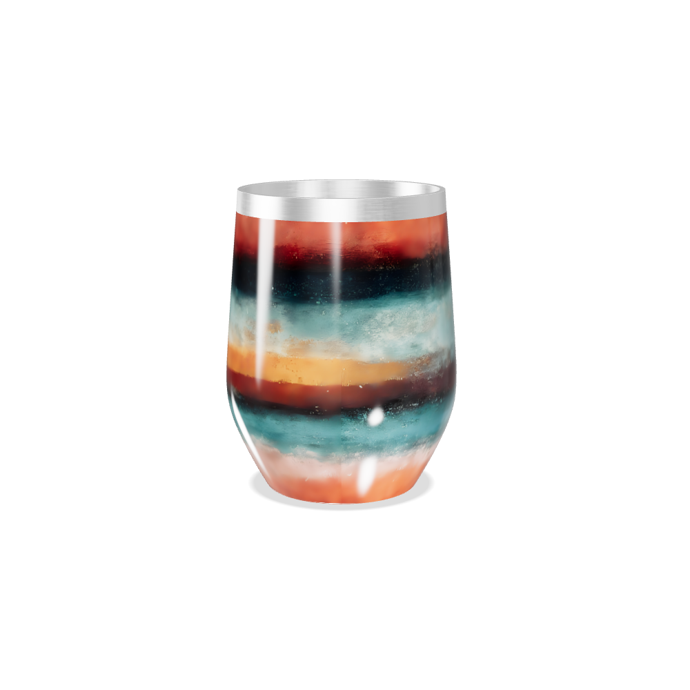 Copo Térmico Slim - Listrado Multicolorido