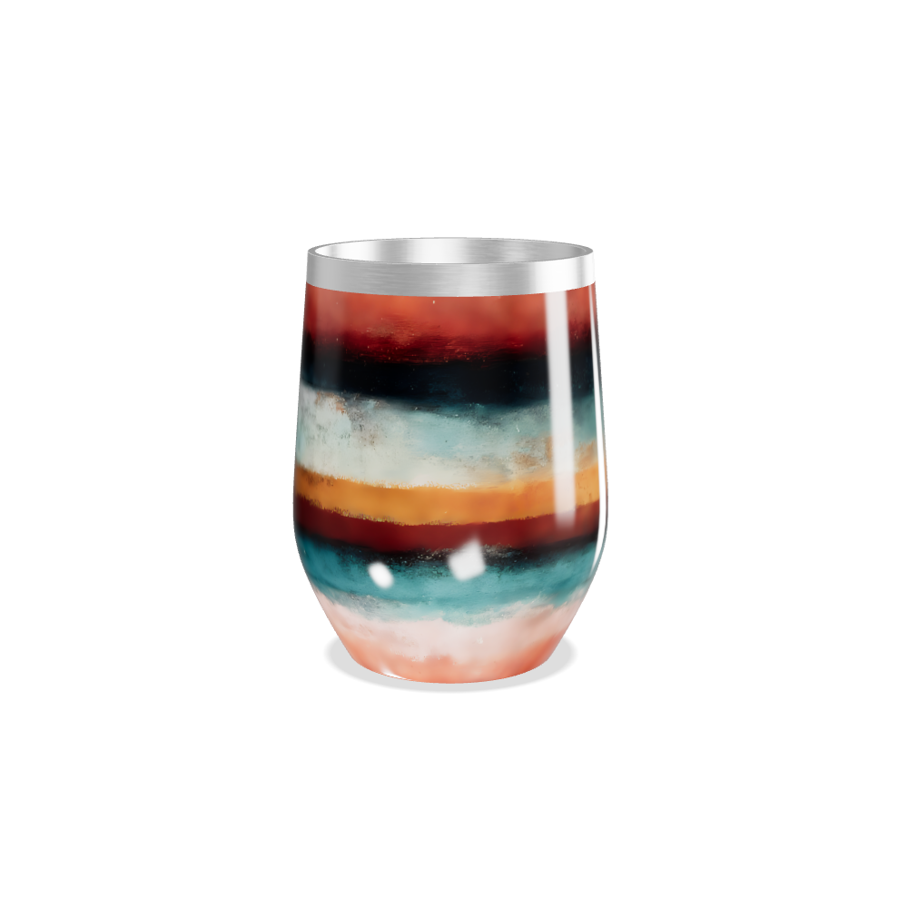 Copo Térmico Slim - Listrado Multicolorido