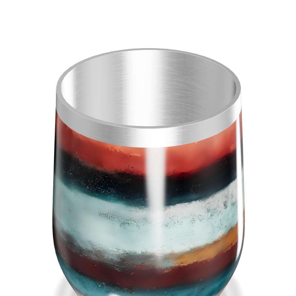 Copo Térmico Slim - Listrado Multicolorido