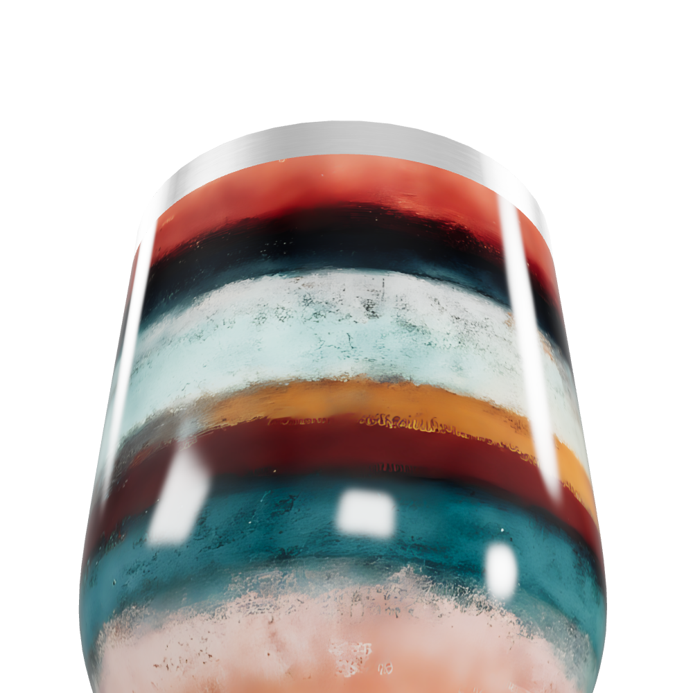 Copo Térmico Slim - Listrado Multicolorido