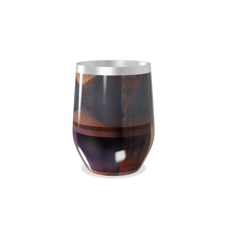 Copo Térmico Slim - Aço inox e vidro escuro