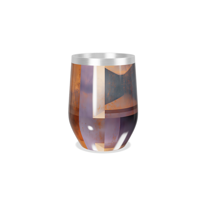 Copo Térmico Slim - Aço inox e vidro escuro