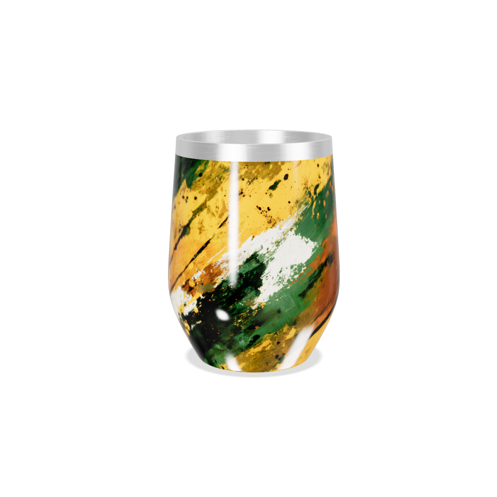 Copo Térmico Slim - Estampa Abstrata Colorida