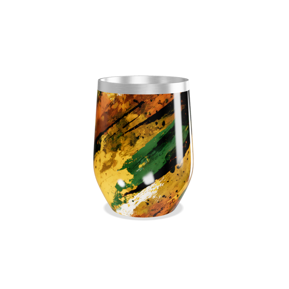 Copo Térmico Slim - Estampa Abstrata Colorida