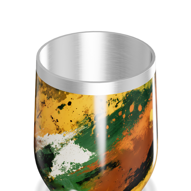 Copo Térmico Slim - Estampa Abstrata Colorida