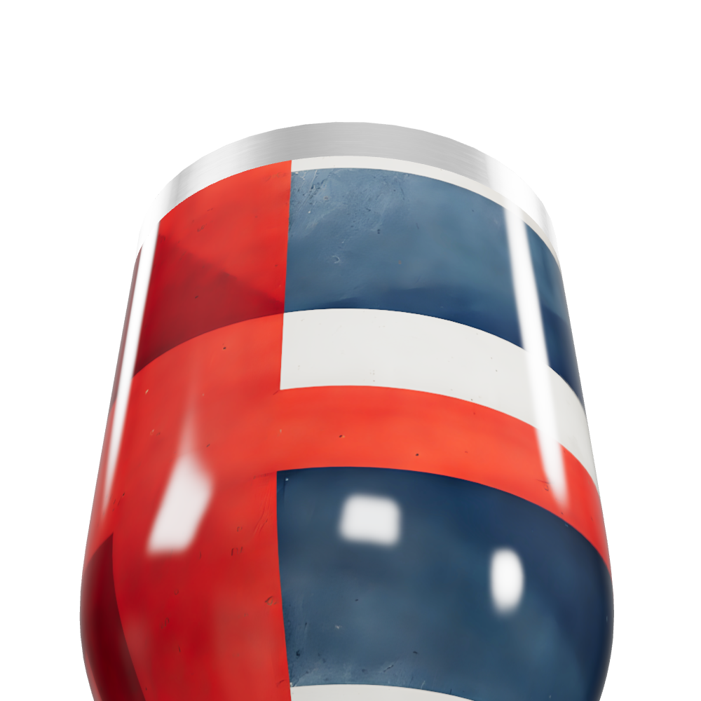 Copo Térmico Slim - Estampa Bandeira Colorida