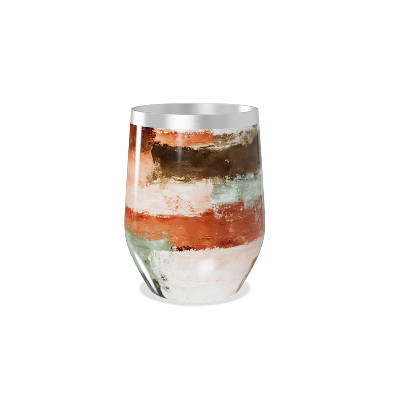 Copo Térmico Slim - Estampa Abstrata Colorida