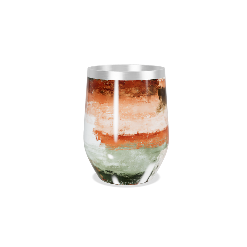 Copo Térmico Slim - Estampa Abstrata Colorida