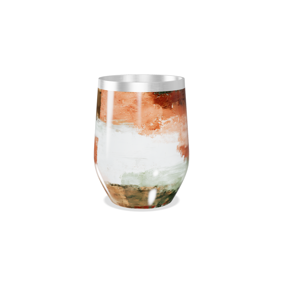 Copo Térmico Slim - Estampa Abstrata Colorida