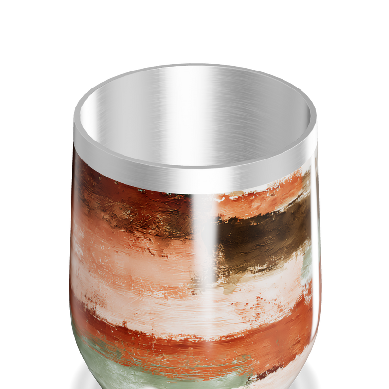 Copo Térmico Slim - Estampa Abstrata Colorida