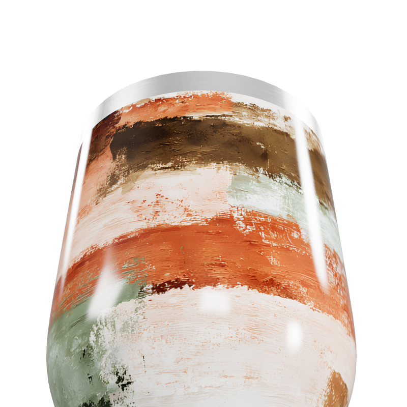 Copo Térmico Slim - Estampa Abstrata Colorida