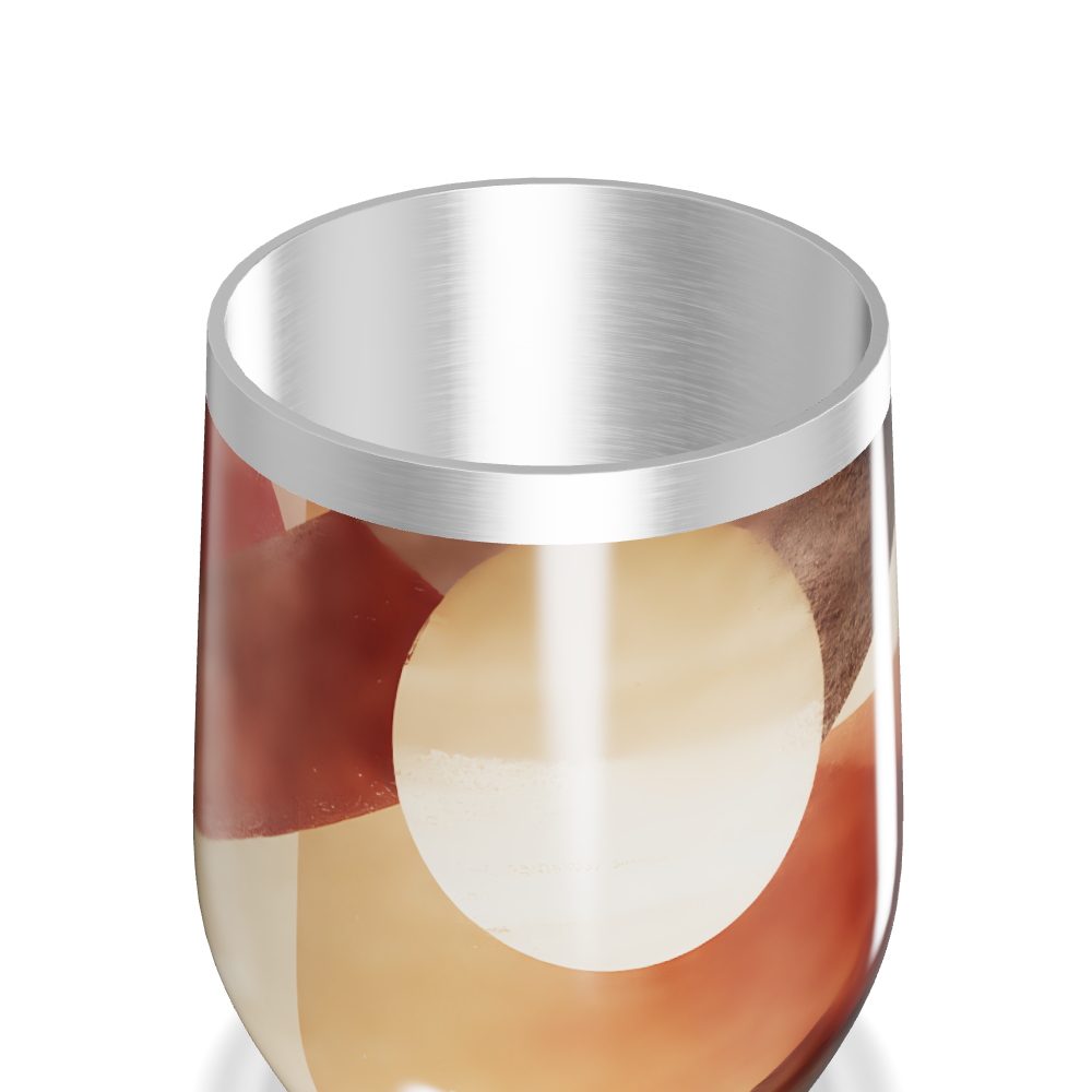 Copo Térmico Slim - Abstrato Colorido Aço