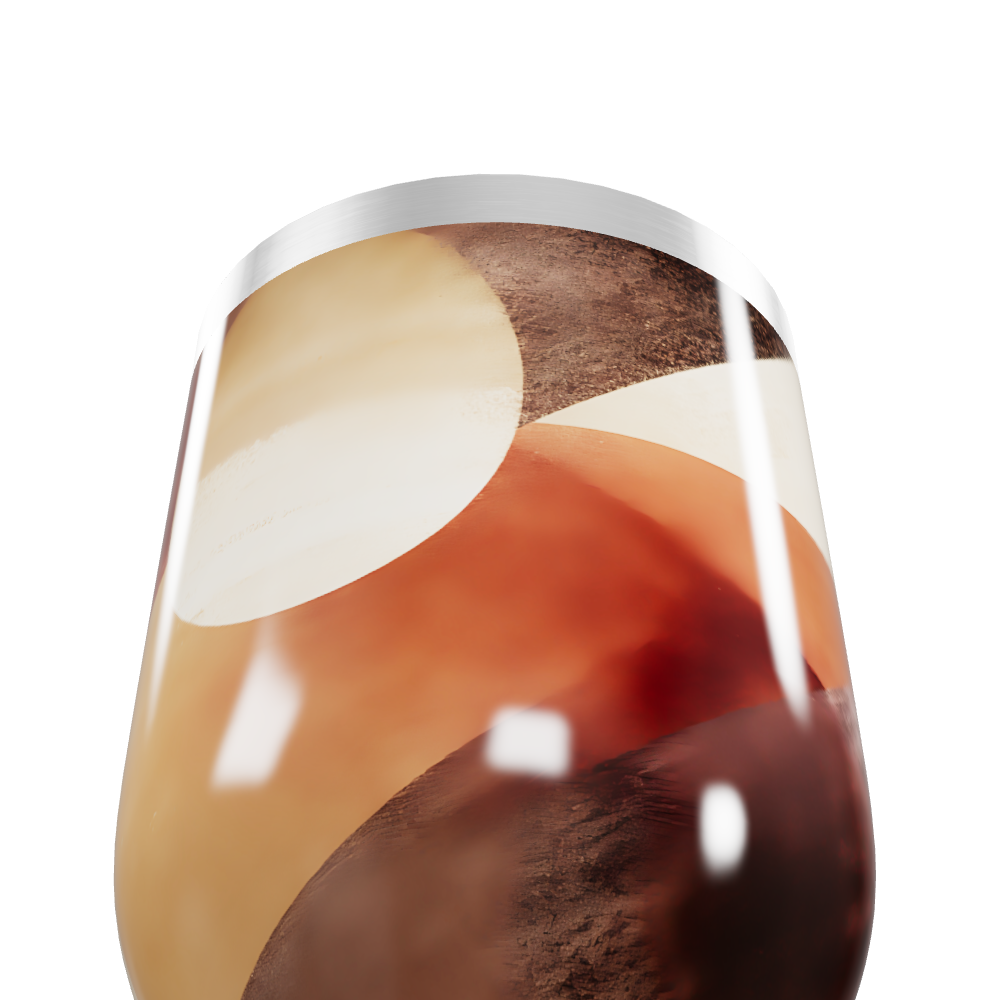 Copo Térmico Slim - Abstrato Colorido Aço