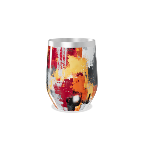 Copo Térmico Slim - Estampa Abstrata Colorida