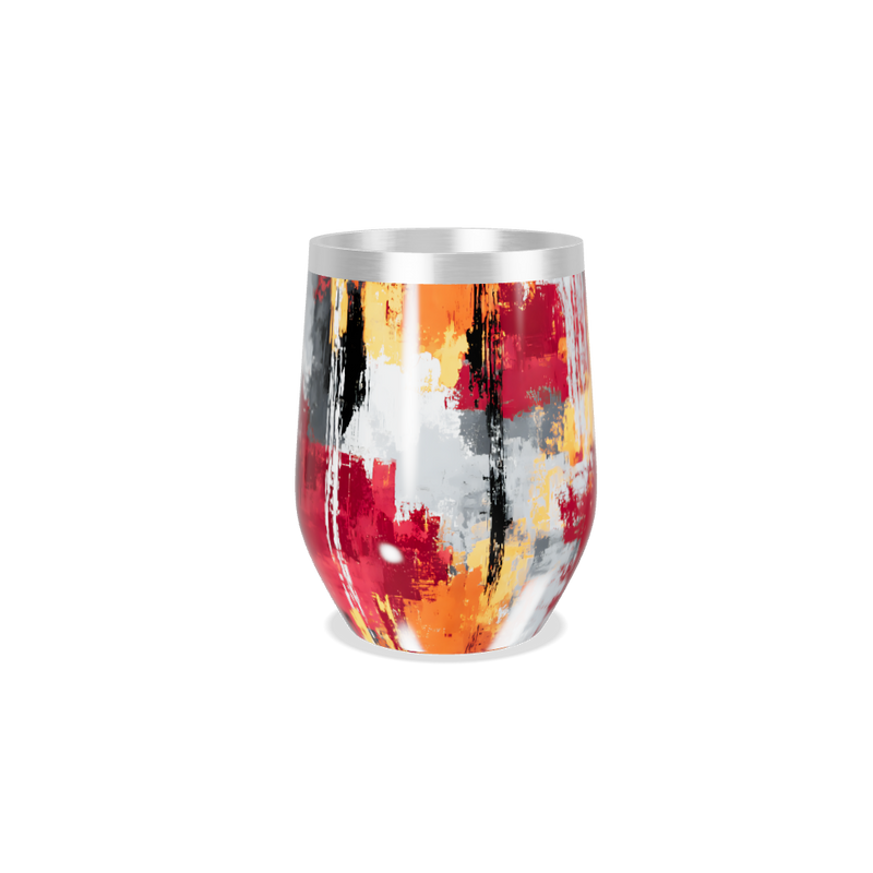 Copo Térmico Slim - Estampa Abstrata Colorida