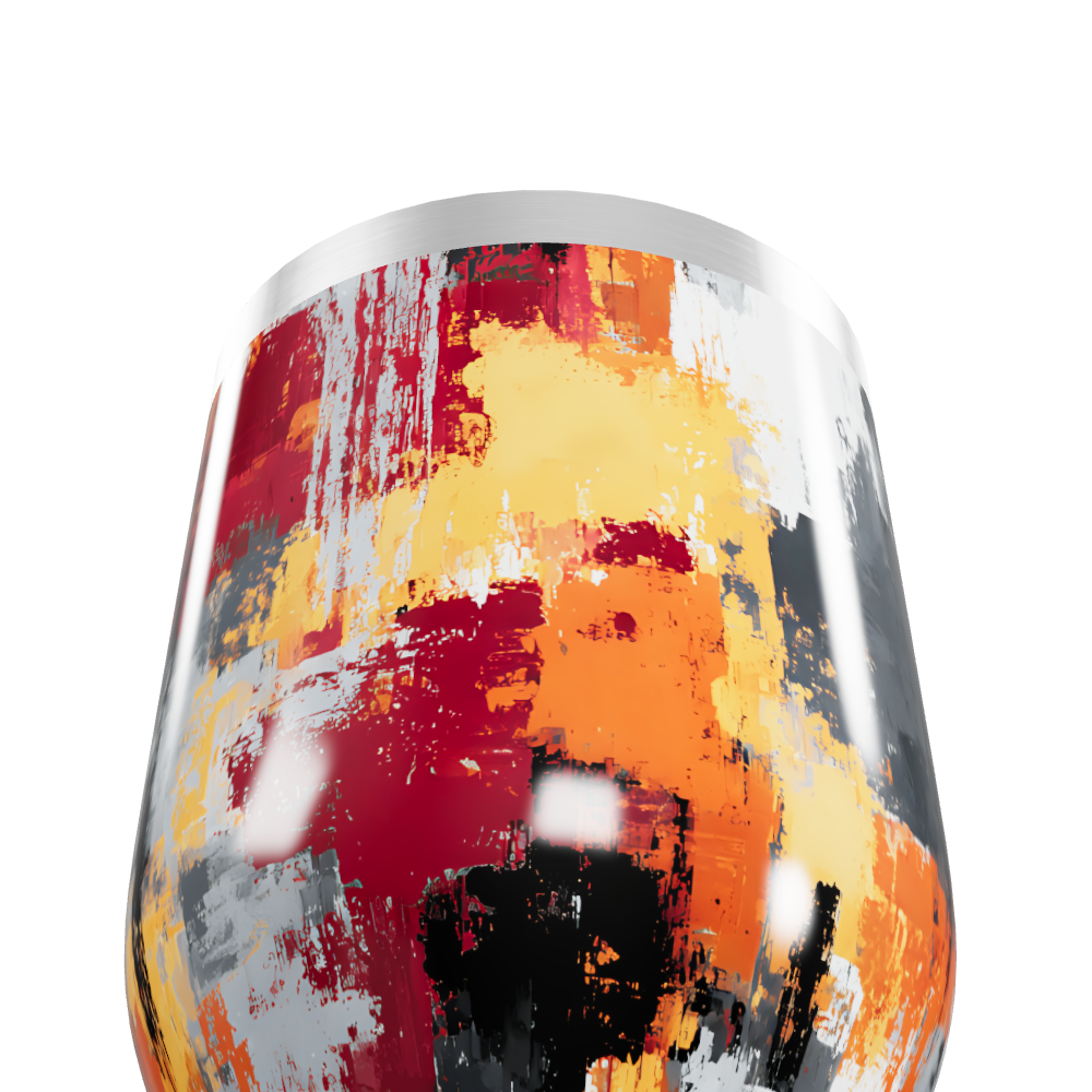 Copo Térmico Slim - Estampa Abstrata Colorida