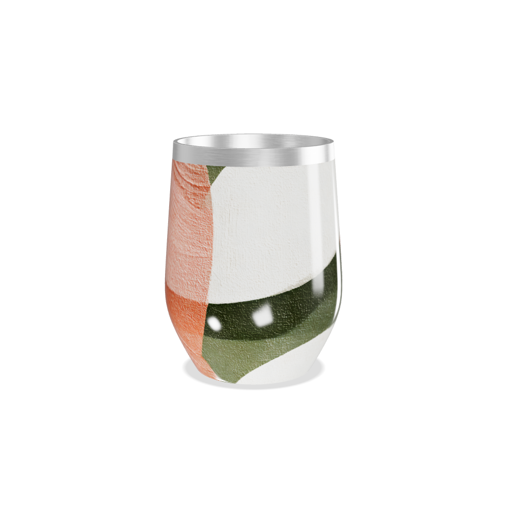 Copo Térmico Slim - Estampa Abstrata Colorida