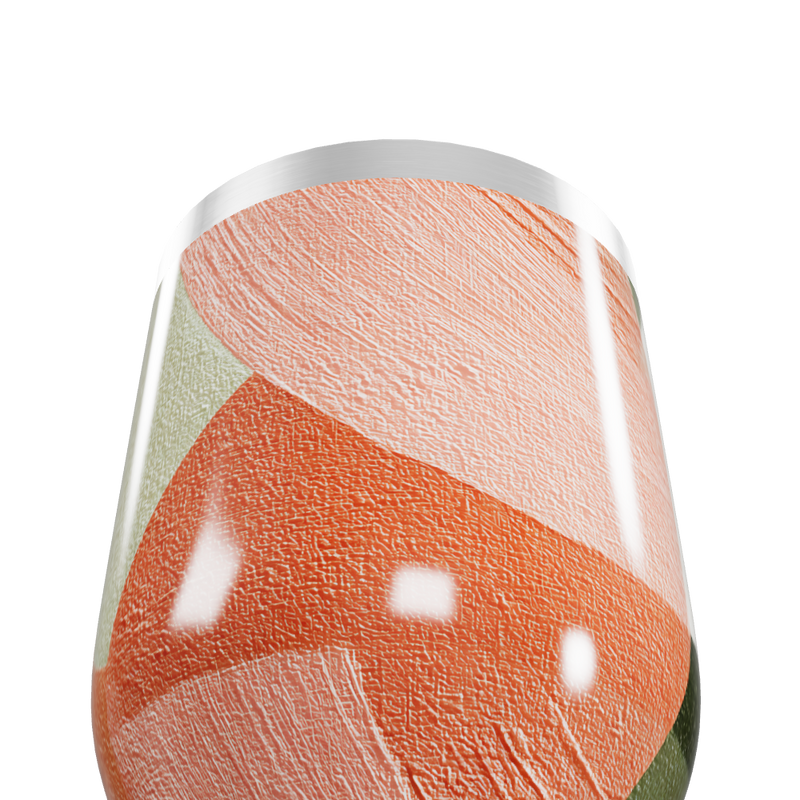 Copo Térmico Slim - Estampa Abstrata Colorida