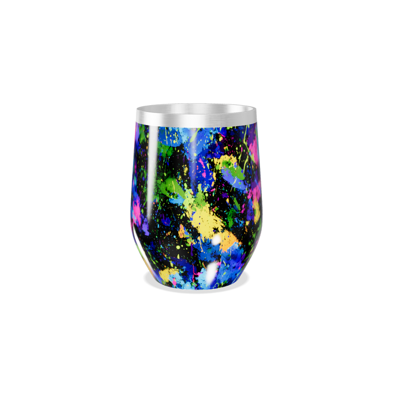 Copo Térmico Slim - Estampa Splash Colorido