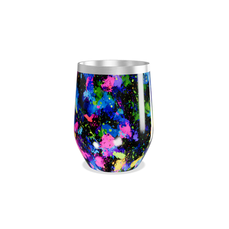 Copo Térmico Slim - Estampa Splash Colorido