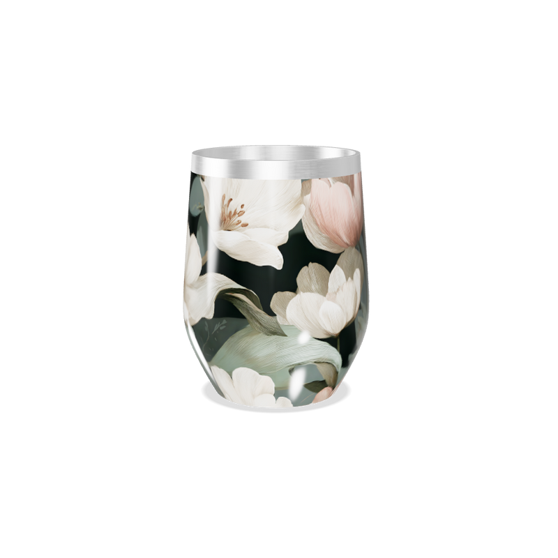 Copo Térmico Slim - Floral Aço Inox