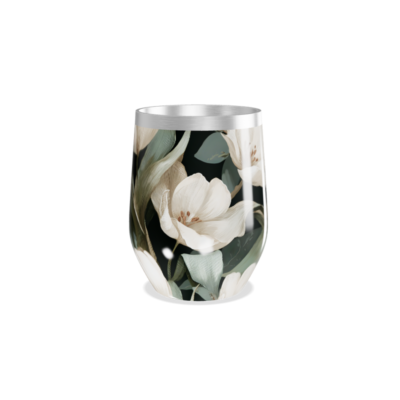 Copo Térmico Slim - Floral Aço Inox