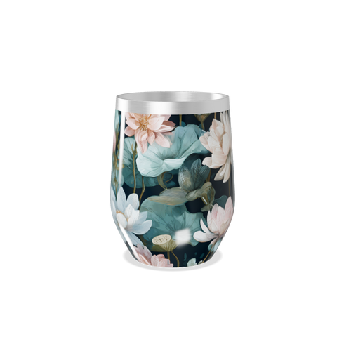 Copo Térmico Slim - Floral Aço Inox