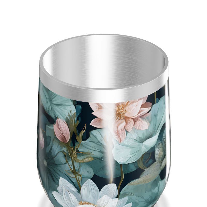 Copo Térmico Slim - Floral Aço Inox