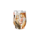 Copo Térmico Slim - Floral Bege Aço Inox