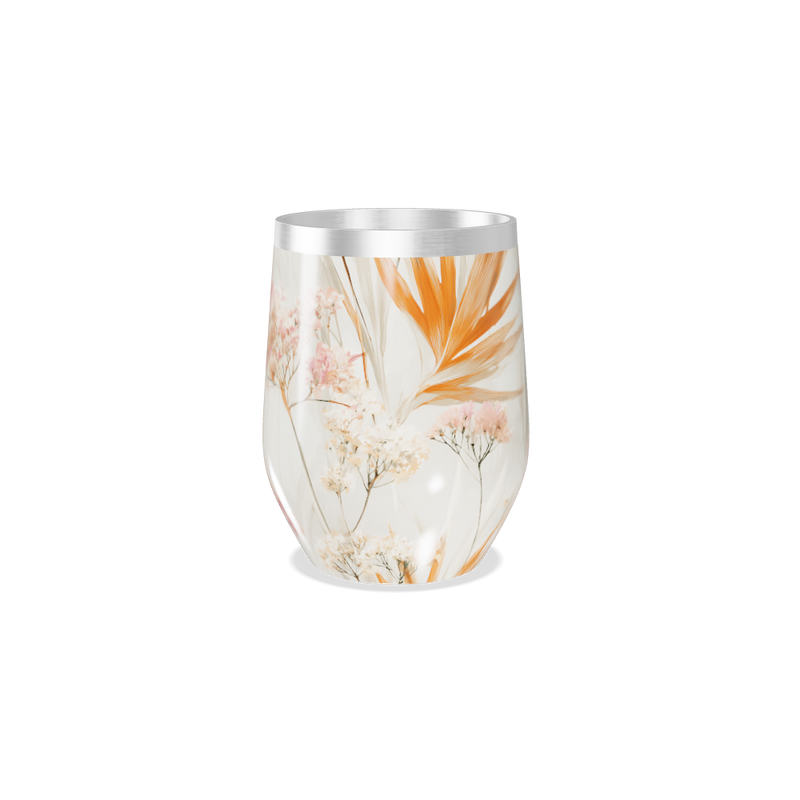 Copo Térmico Slim - Floral Aço Inox