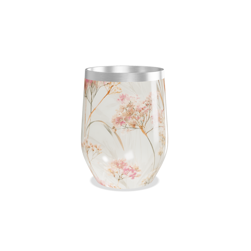 Copo Térmico Slim - Floral Aço Inox