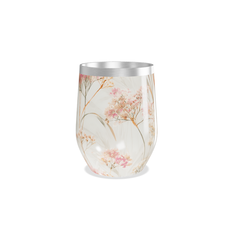 Copo Térmico Slim - Floral Aço Inox