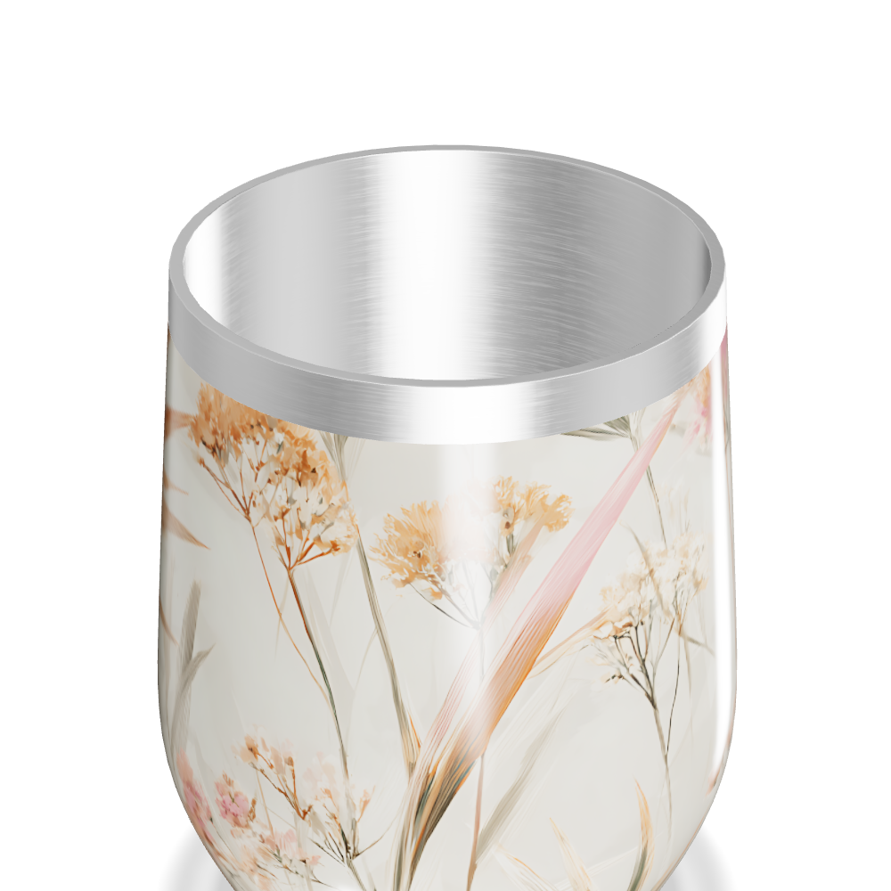 Copo Térmico Slim - Floral Aço Inox