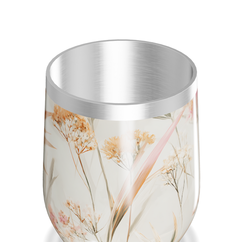 Copo Térmico Slim - Floral Aço Inox