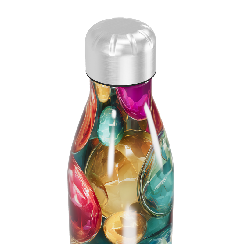 Garrafa Inox - Estampa Colorida Esférica