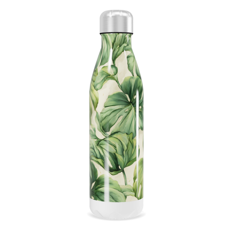 Garrafa Inox - Folhagem Verde