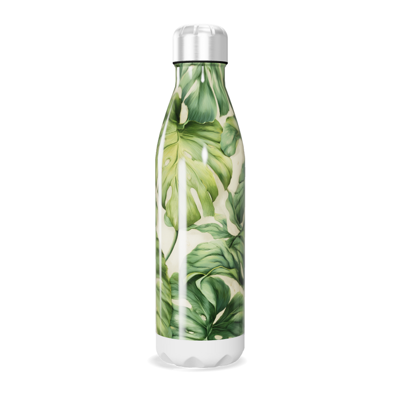 Garrafa Inox - Folhagem Verde
