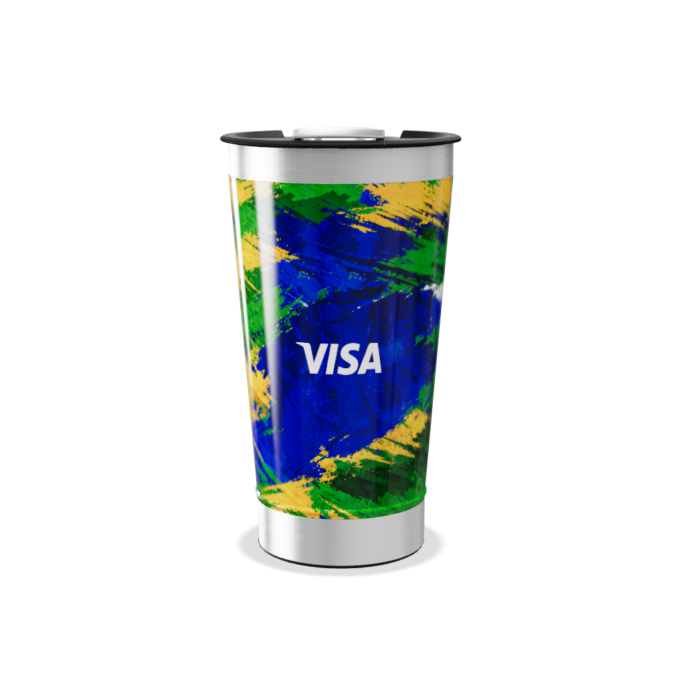 Copo Térmico - Brasil Azul Premium